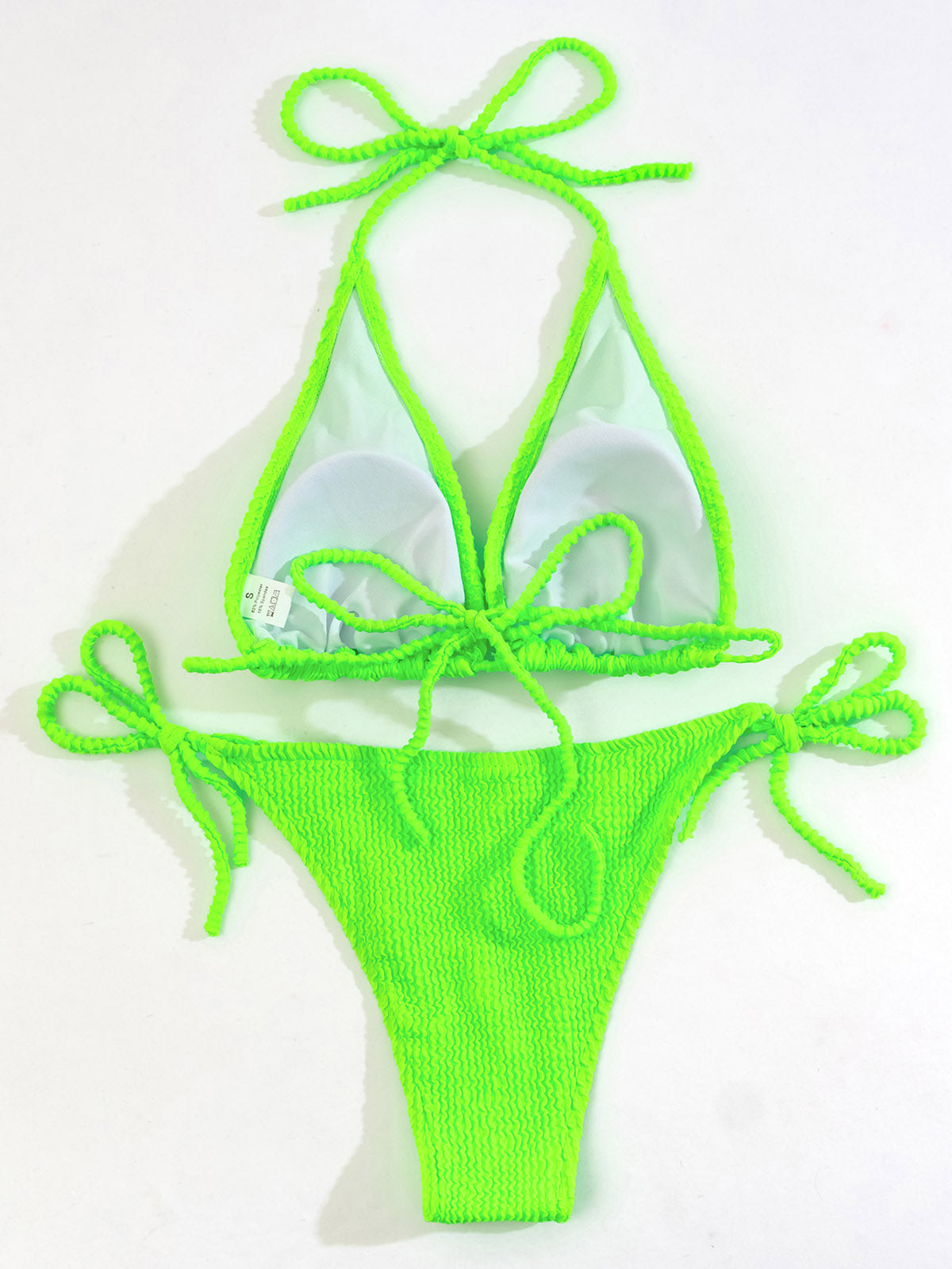 Two Piece Swimsuit Swimwear Solid Bandage Thong Brazilian Bather Micro Bikini Set Beachwear The Clothing Company Sydney