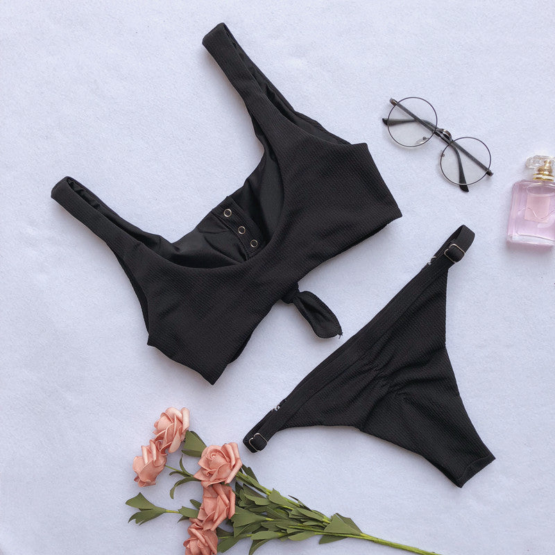 Brazilian bikini swimsuit by The Clothing Company Sydney featuring padded push-up bikini top and matching two-piece swimwear.