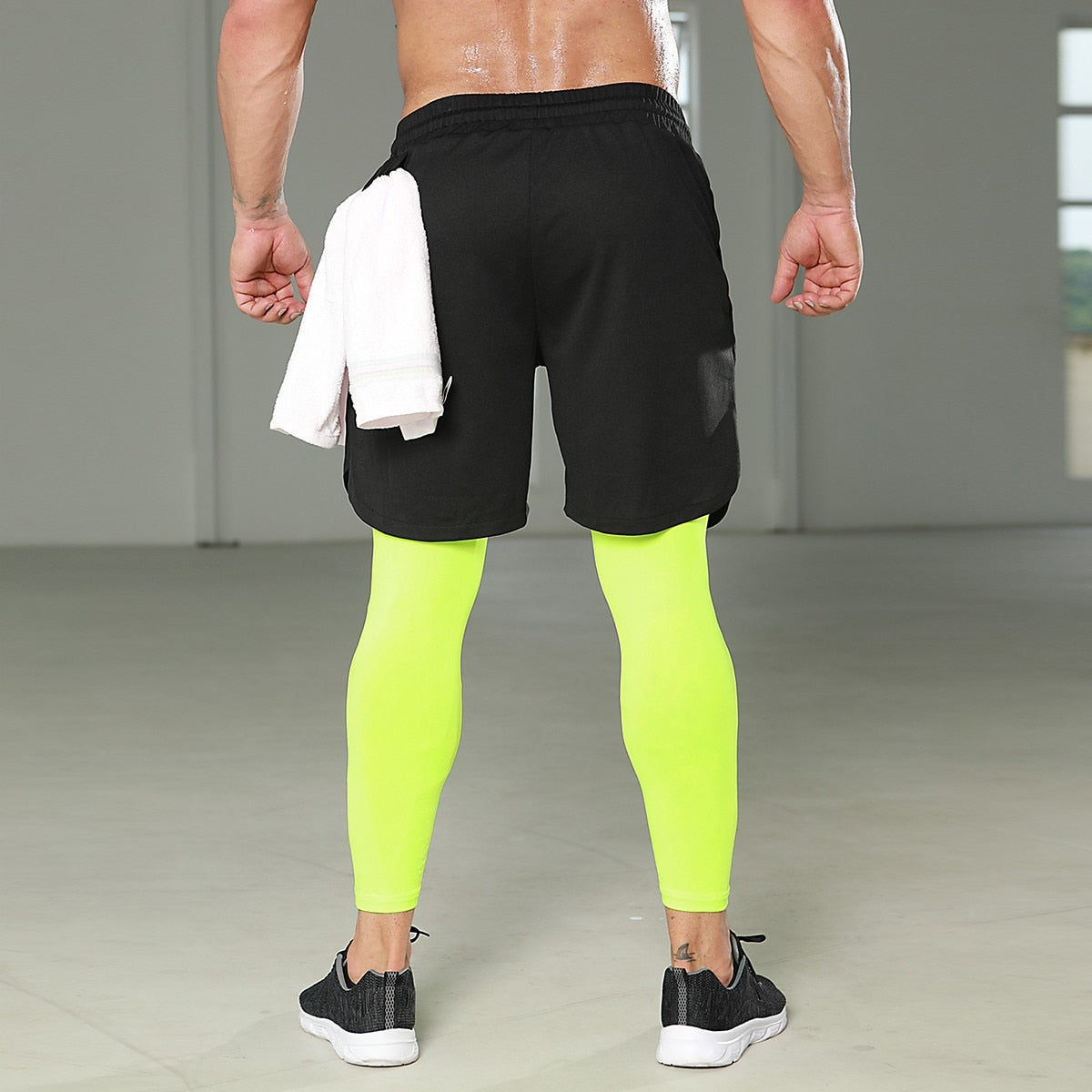 Men's Gym Pants Outdoor Tights Double-Layer Quick Drying Bodybuilding Casual Fitness Running Workout Basketball Sweatpants The Clothing Company Sydney