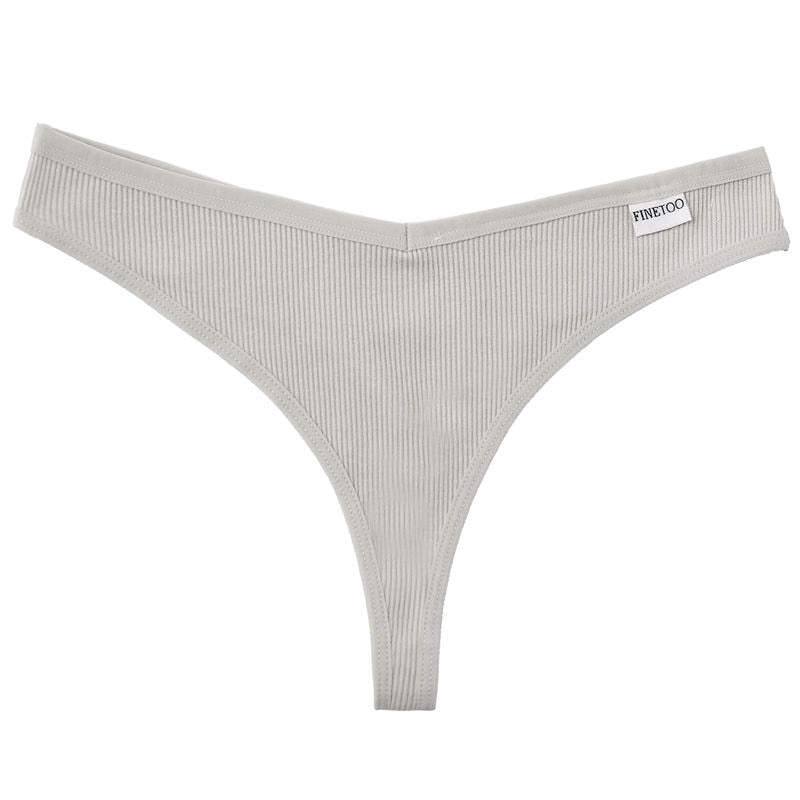 Cotton fruit embroidery G-string lingerie by The Clothing Company Sydney featuring T-back design and delicate floral details.