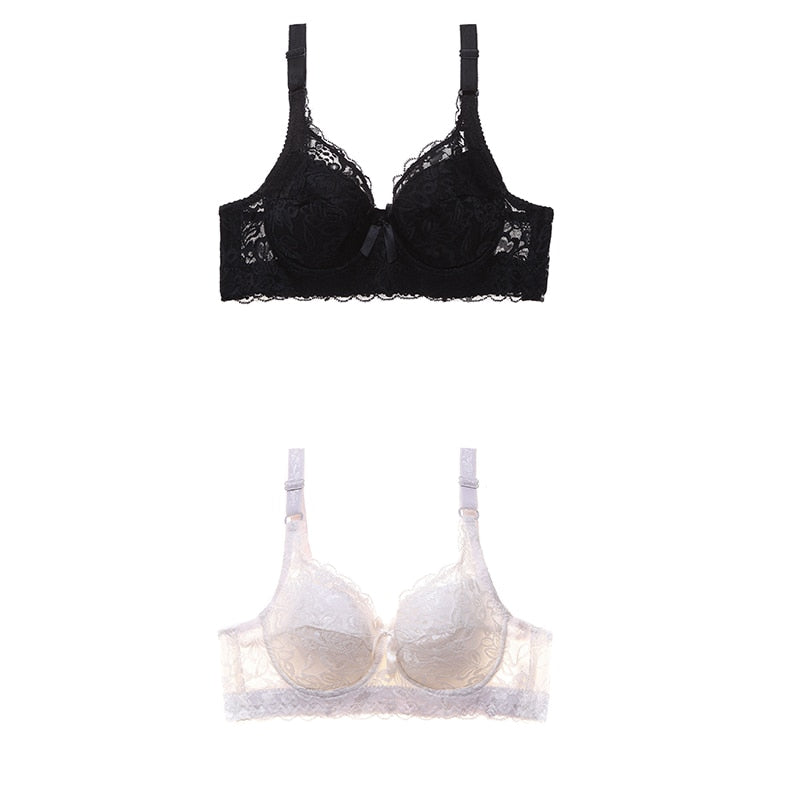 Plus size lace push-up bra from The Clothing Company Sydney, backless lingerie bralette with supportive cups and delicate lace details.