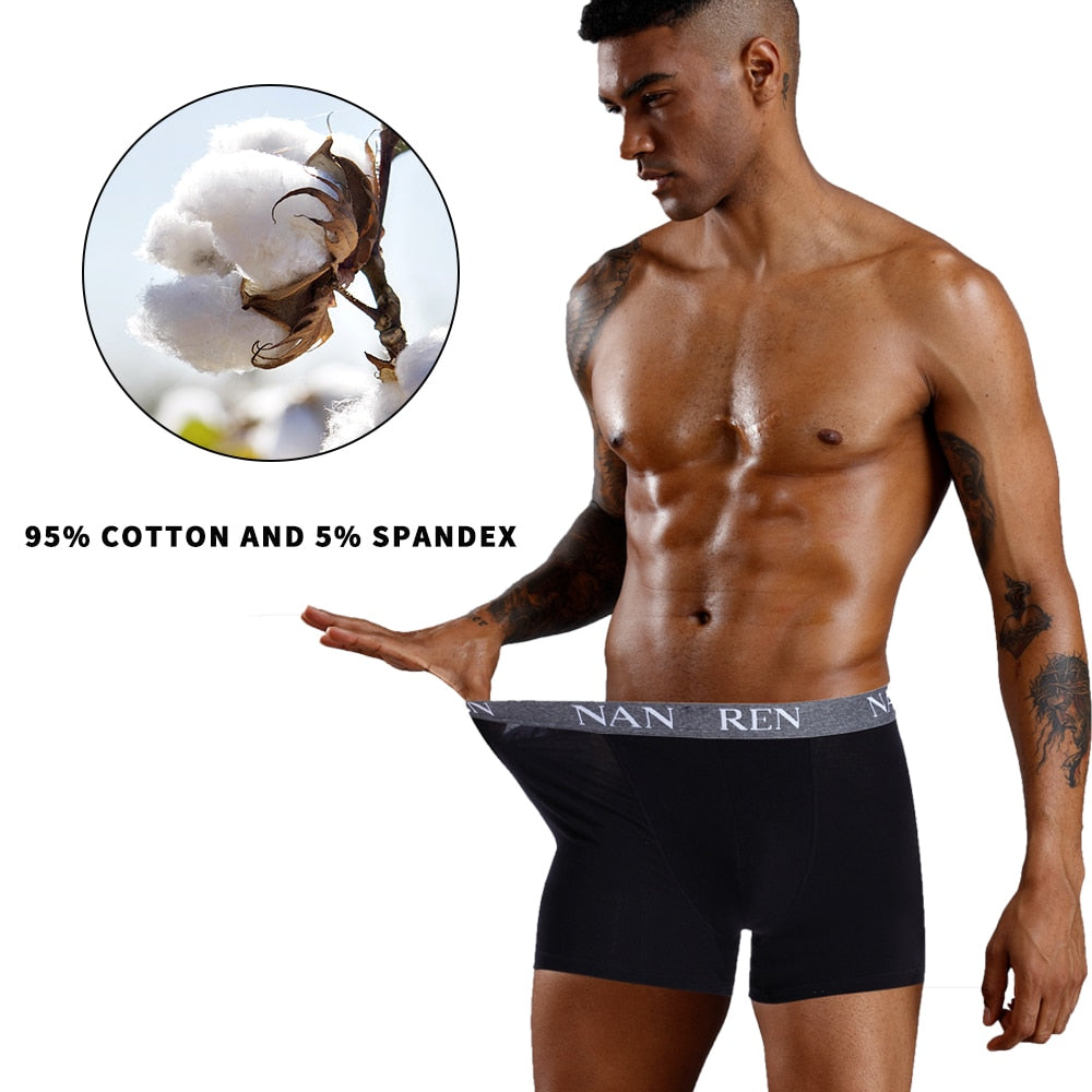4 Pack Boxer Shorts Underpants Men's Panties Men Boxer Underwear 100% Cotton Boxershorts Trunks Set The Clothing Company Sydney