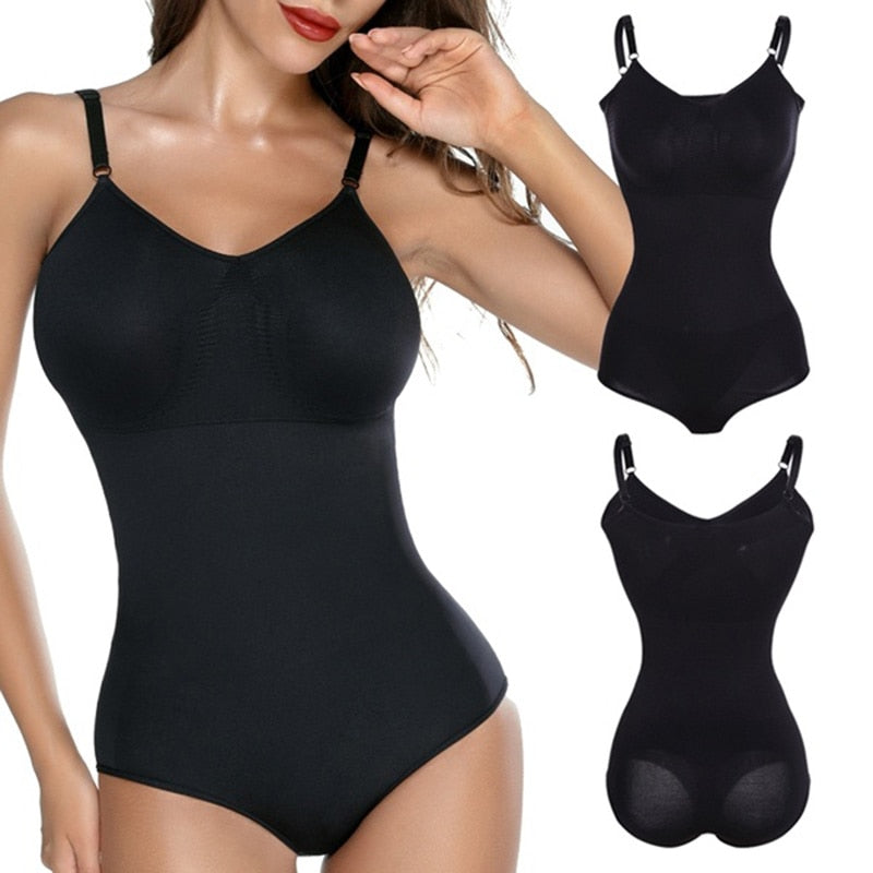 Full body shapewear bodysuit by The Clothing Company Sydney with waist trainer, tummy control, and stomach smoothing features.