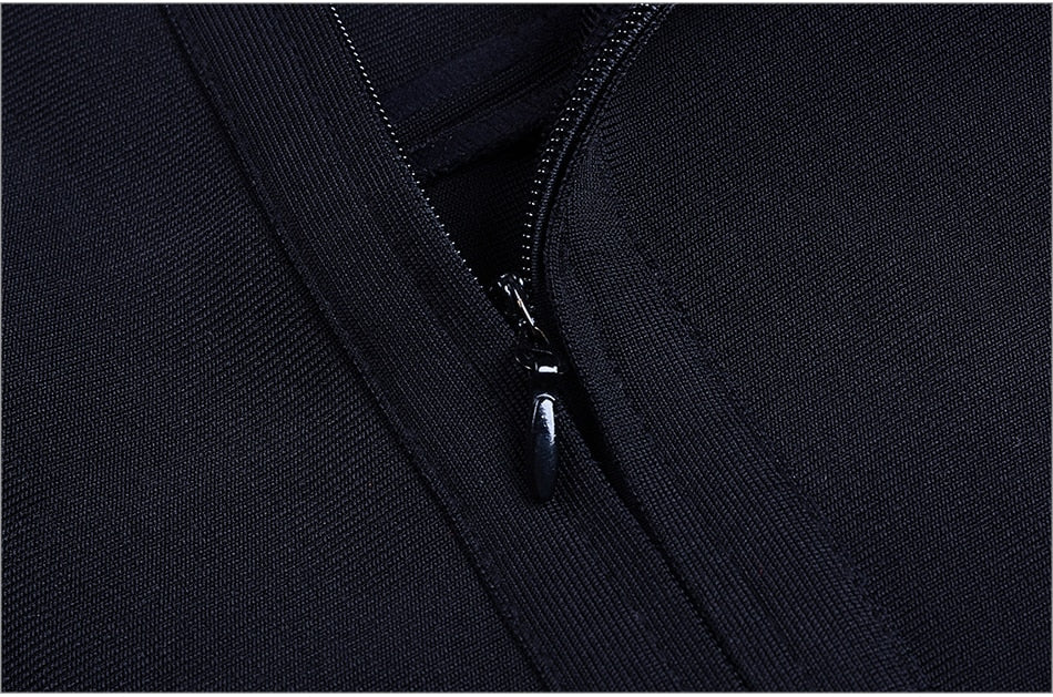 White Blue Bodycon Bandage Dress Summer Elegant Black One Shoulder Strapless Celebrity Runway Party Dress The Clothing Company Sydney