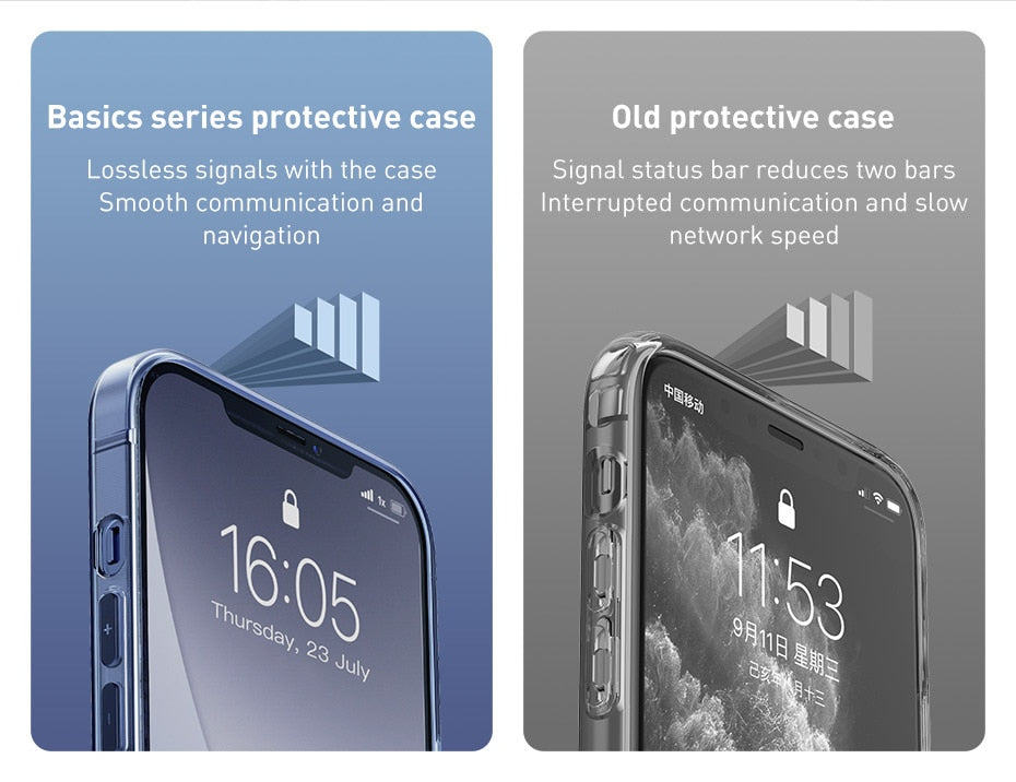 Transparent phone case for iPhone 12, 11, 13 Pro Max, and iPhone 14 with full lens protection, by The Clothing Company Sydney.