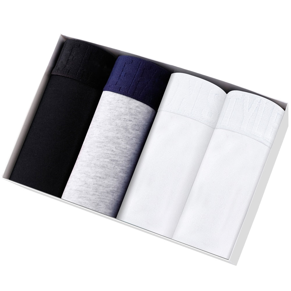 4 Pack Set Men's Boxer Shorts Soft Boxers Panties Underpants Male Cotton Trunks Underwear Boxershorts The Clothing Company Sydney