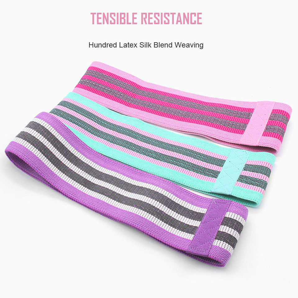 Durable Circle Band Yoga Anti-slip Gym Fitness Rubber Band Exercise Braided Elastic Band Hip Lifting Resistance Band The Clothing Company Sydney