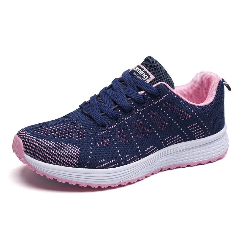 Women's lace-up fashion sneakers with platform and breathable vulcanized sole from The Clothing Company Sydney, stylish footwear for casual wear.