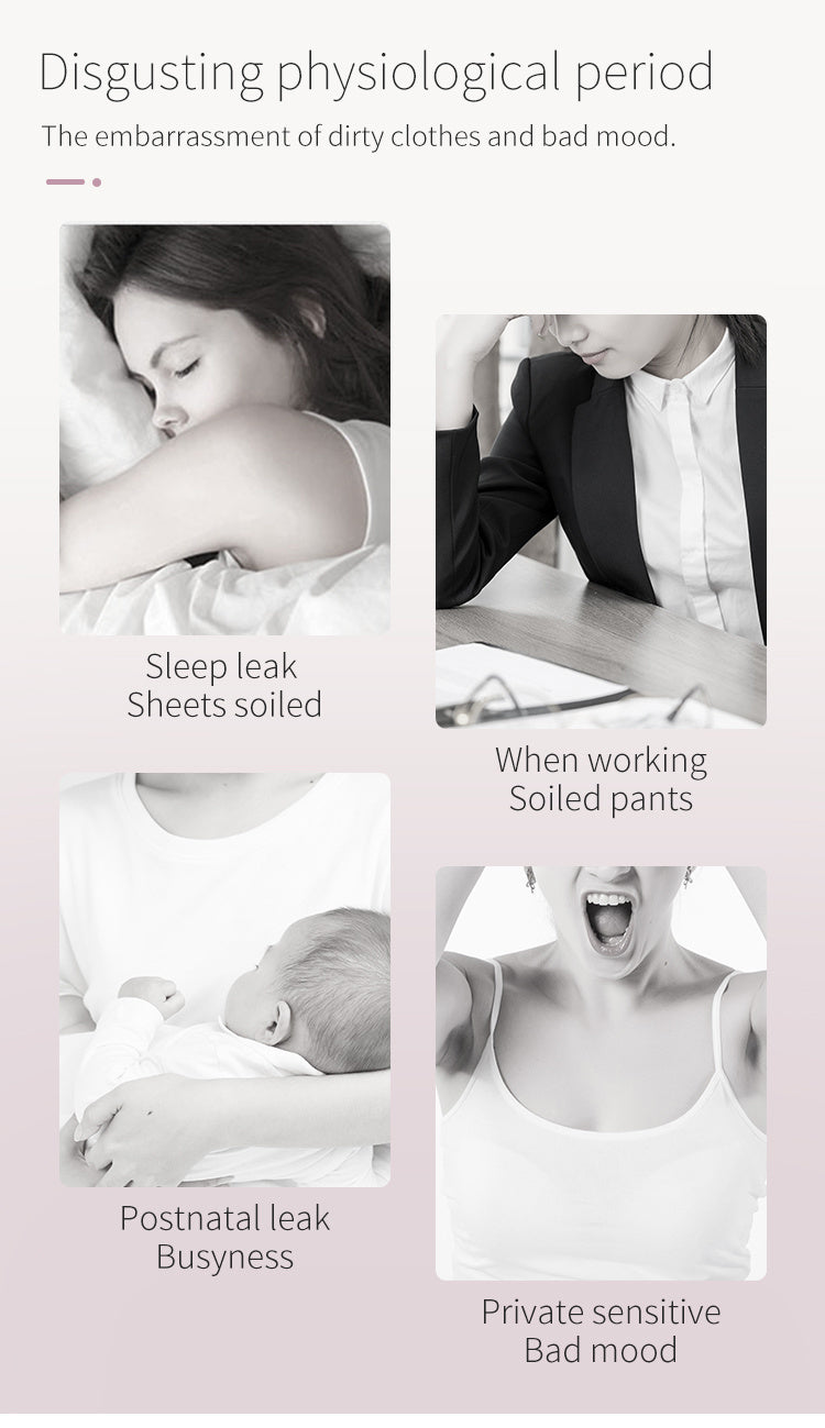 Four-layer leakproof menstrual panties in size L-4XL from The Clothing Company Sydney, showing the comfortable underwear design.