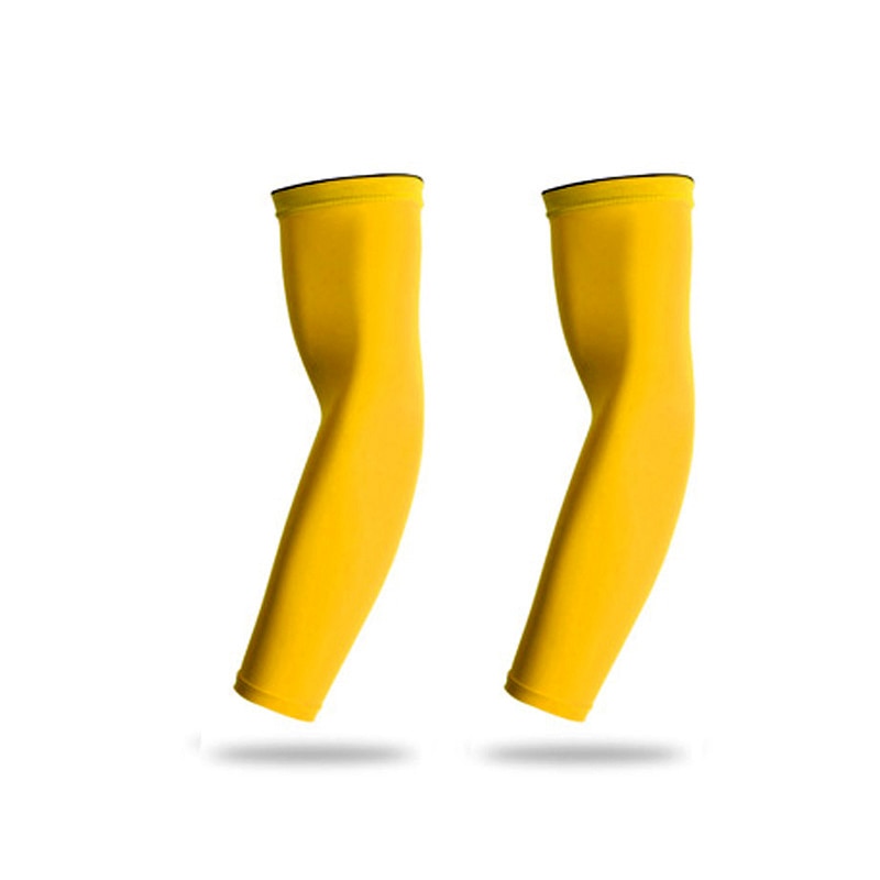 Sports arm compression sleeve from The Clothing Company Sydney, ideal for basketball, cycling, golf, and running with UV protection.