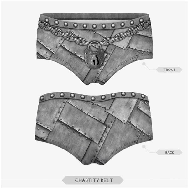 Printed lingerie panties from The Clothing Company Sydney featuring colorful floral patterns on soft fabric.