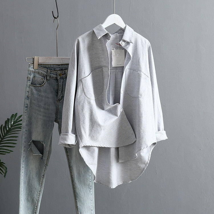 Long sleeve vintage women's blouse from The Clothing Company Sydney, stylish spring-summer top with classic design.
