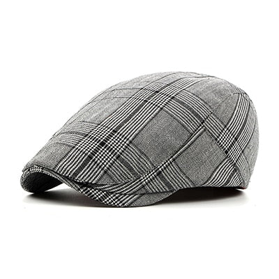 Brand Fashion Summer Sun Hats for Men Women Casual Cotton Beret Caps Adjustable Plaid Flat Newsboy Ivy Cap The Clothing Company Sydney