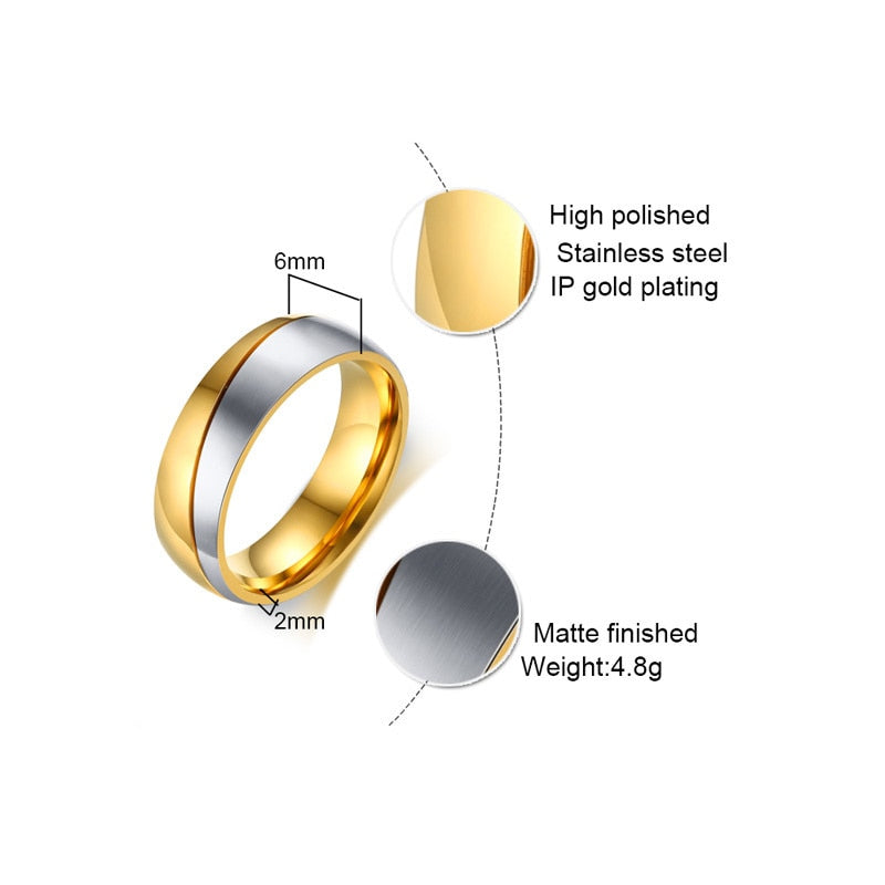 Stainless steel wedding bracelet with CZ stones, personalized design, suitable for men and women, from The Clothing Company Sydney