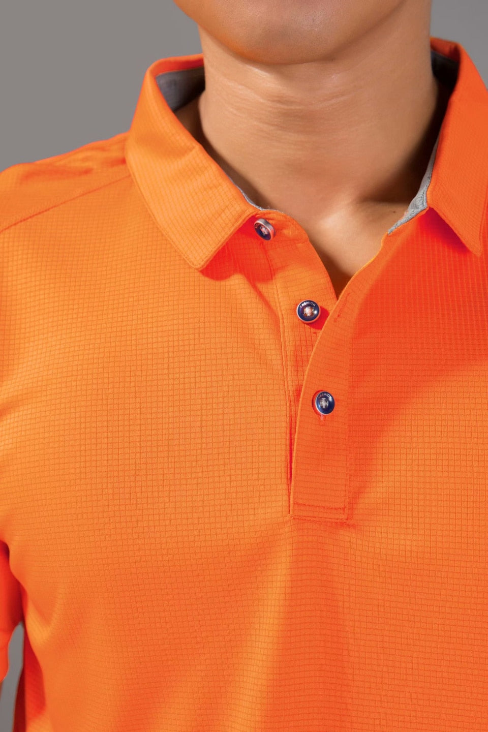 Men's golf shirt by The Clothing Company Sydney, short sleeve outdoor sportswear top for golf, badminton, running, or soccer.