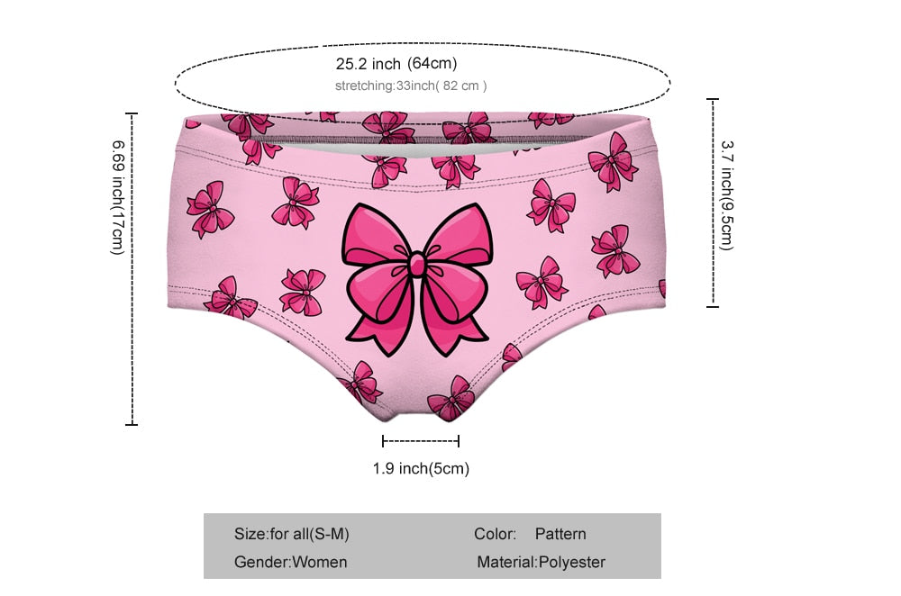 Printed lingerie underwear from The Clothing Company Sydney featuring colorful, patterned panties with a comfortable fit.