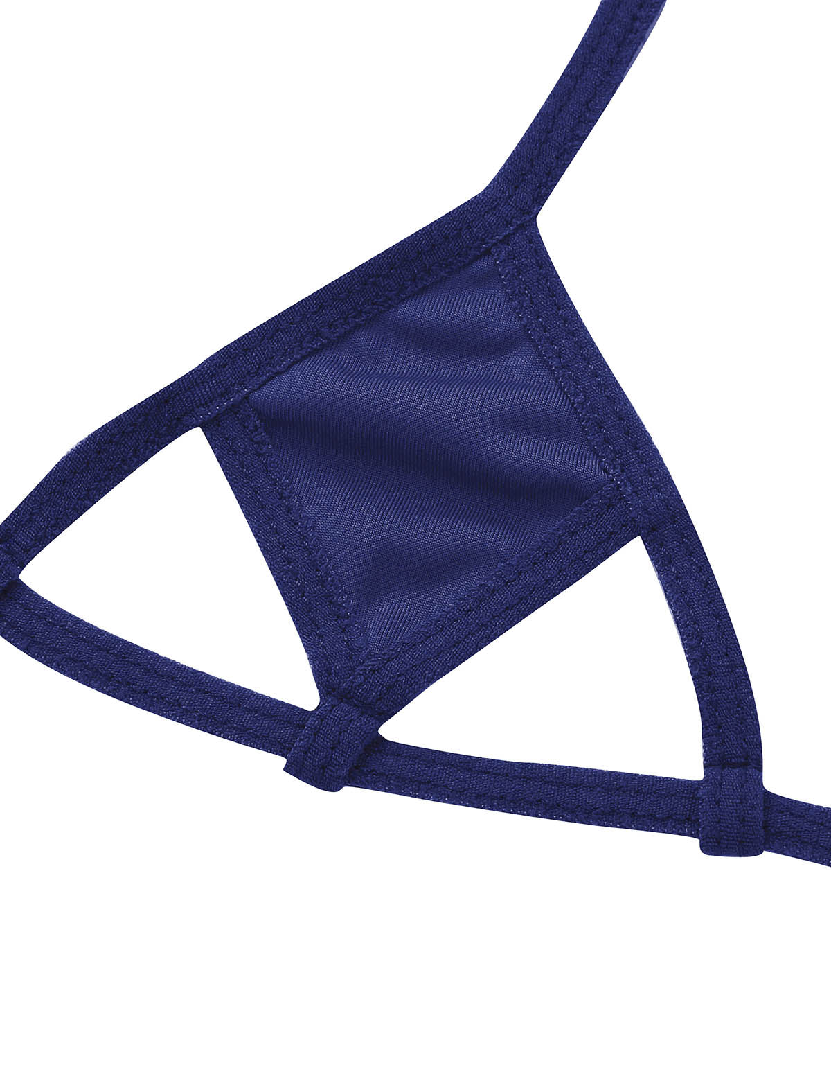 Two-piece micro bikini set with halter neck top and G-string briefs by The Clothing Company Sydney, perfect for swimming and beachwear.