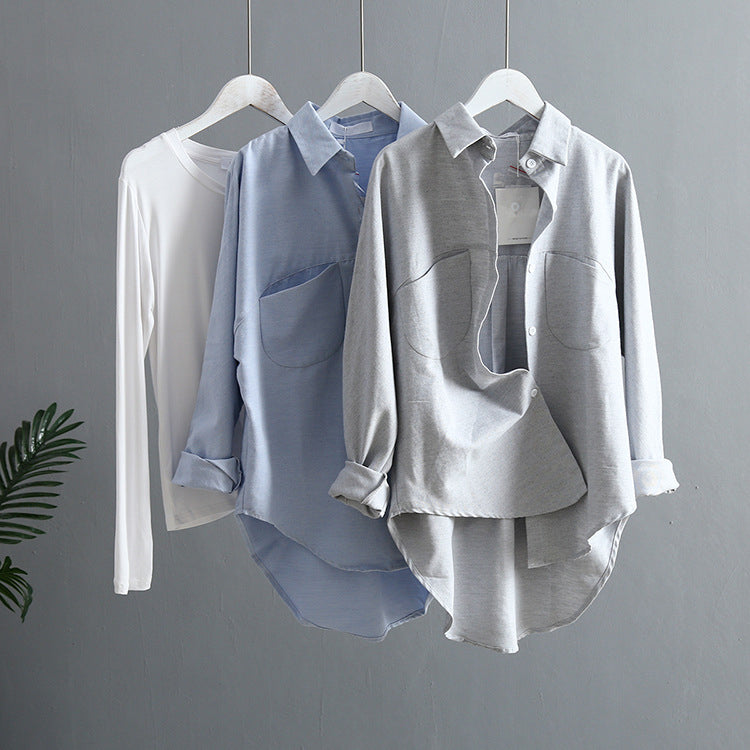 Long sleeve vintage women's blouse by The Clothing Company Sydney, stylish spring-summer top with classic design and feminine fit.