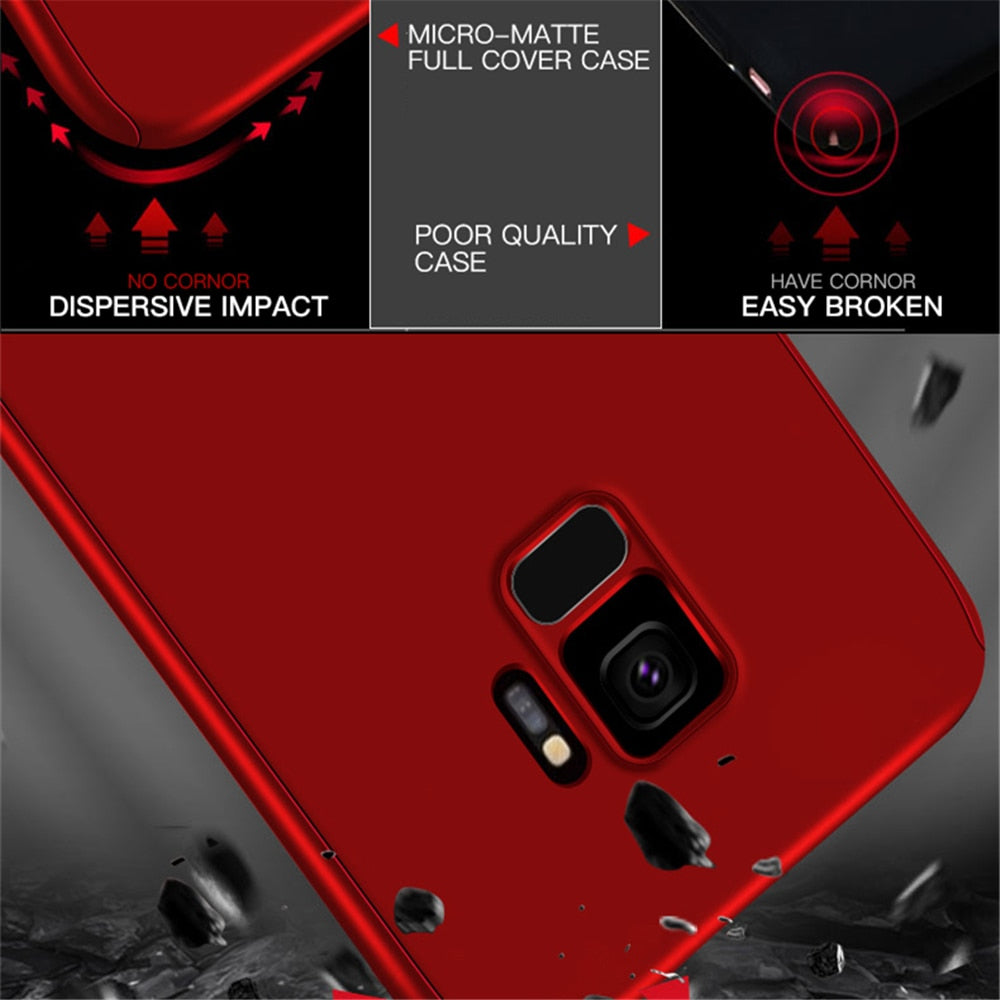 Luxury 360 Degree Case For Samsung Galaxy S7 Edge S8 S9 S10 Plus S10E Note 8 9 Shockproof Full Cover M10 A10 A20 A30 A40 A50 A70 The Clothing Company Sydney