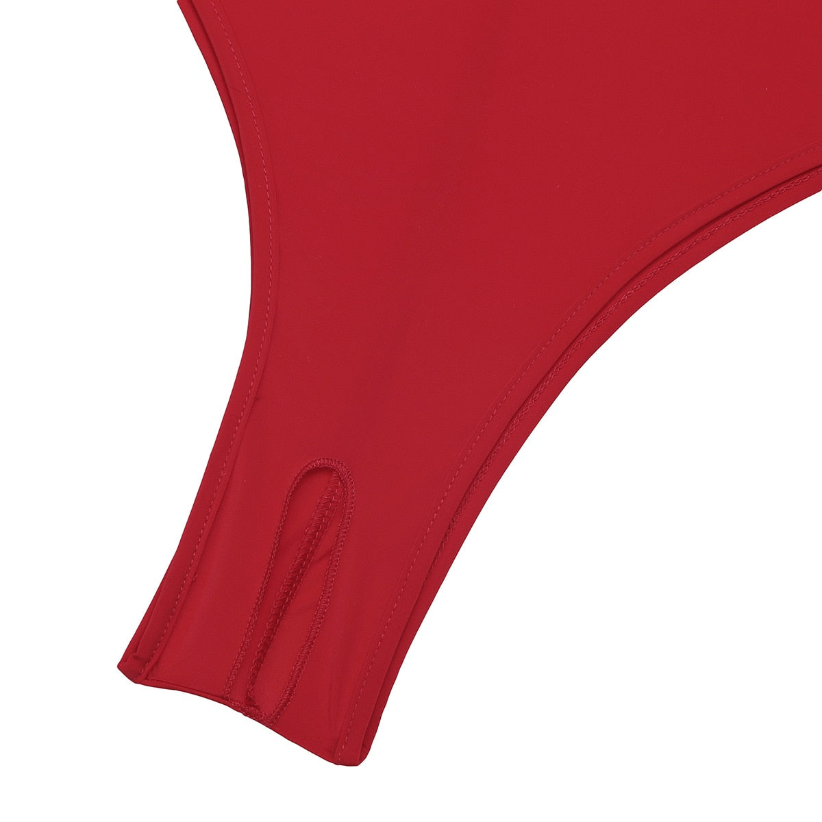 Black mock neck zipper one-piece swimsuit by The Clothing Company Sydney, high cut, sleeveless, bodysuit style with sexy design.