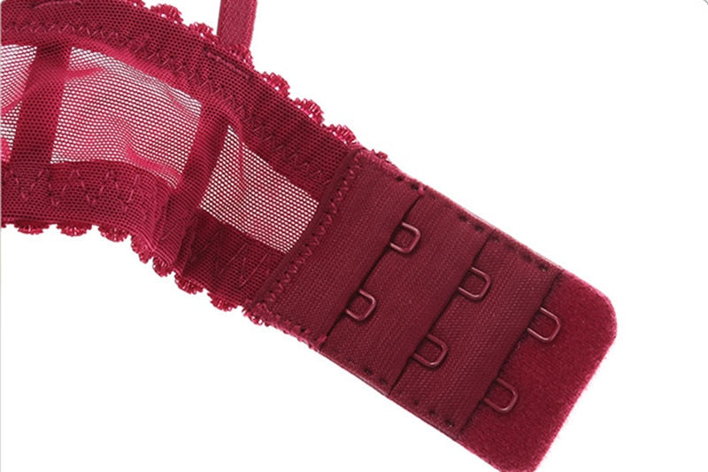 Sexy lace deep V push-up bra set for women, stylish lingerie by The Clothing Company Sydney featuring a feminine design.