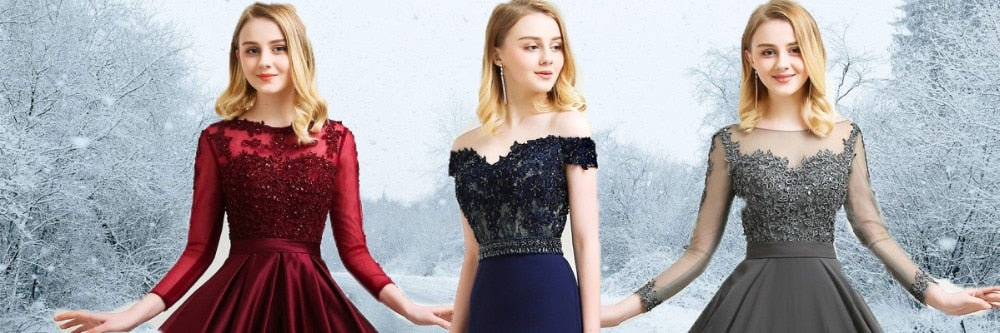 Elegant mermaid off-shoulder evening dress by The Clothing Company Sydney with lace details and short train, perfect for prom or formal events.