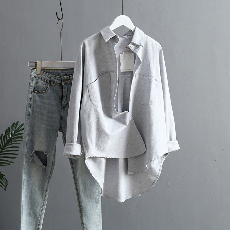 Long sleeve vintage women's blouse by The Clothing Company Sydney, featuring a stylish spring-summer top with classic design.
