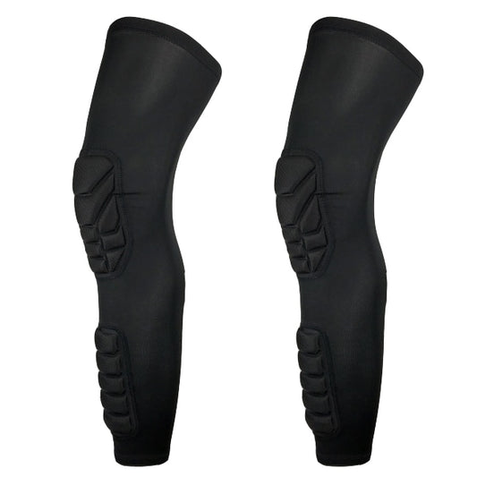 Compression MTB Knee Pads Honeycomb Long Basketball Leg Sleeve Men Women Kids Sport Calf Knee Protection Soccer Gym Leggings The Clothing Company Sydney