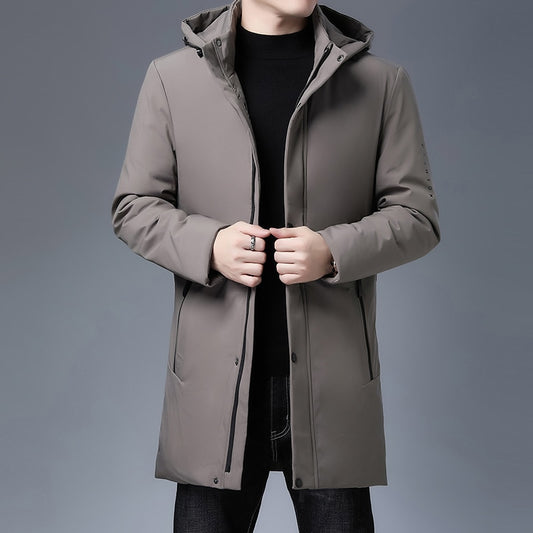 Padded Brand Casual Fashion Thick Warm Men Long Parka Winter Jacket With Hood Windbreaker Coats Mens Clothing The Clothing Company Sydney