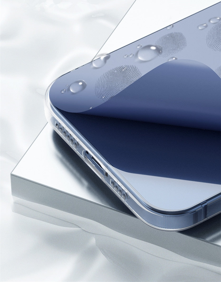 Transparent phone case for iPhone 12, 11, 13, 14, and Pro Max from The Clothing Company Sydney with full lens protection.