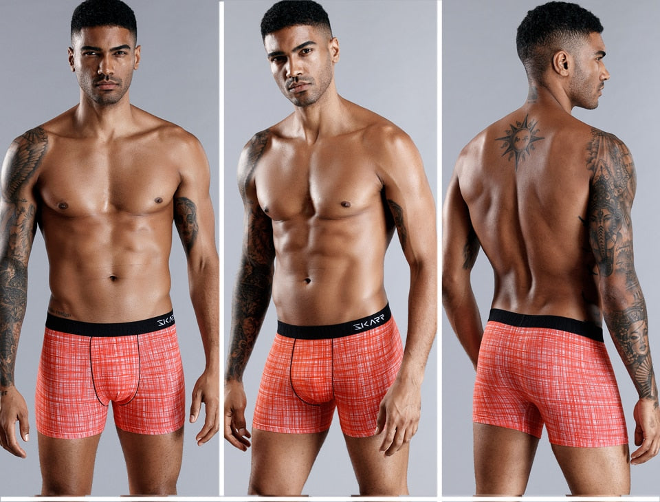 4 Pack Set Men's Boxer Shorts Soft Boxers Panties Underpants Male Cotton Trunks Underwear Boxershorts The Clothing Company Sydney