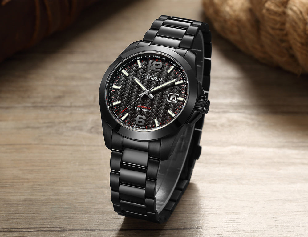 Cadisen New 39mm Men's Automatic Mechanical Watch Classic Retro 200m Waterproof Business Sports MIYOTA 8215 Watches The Clothing Company Sydney