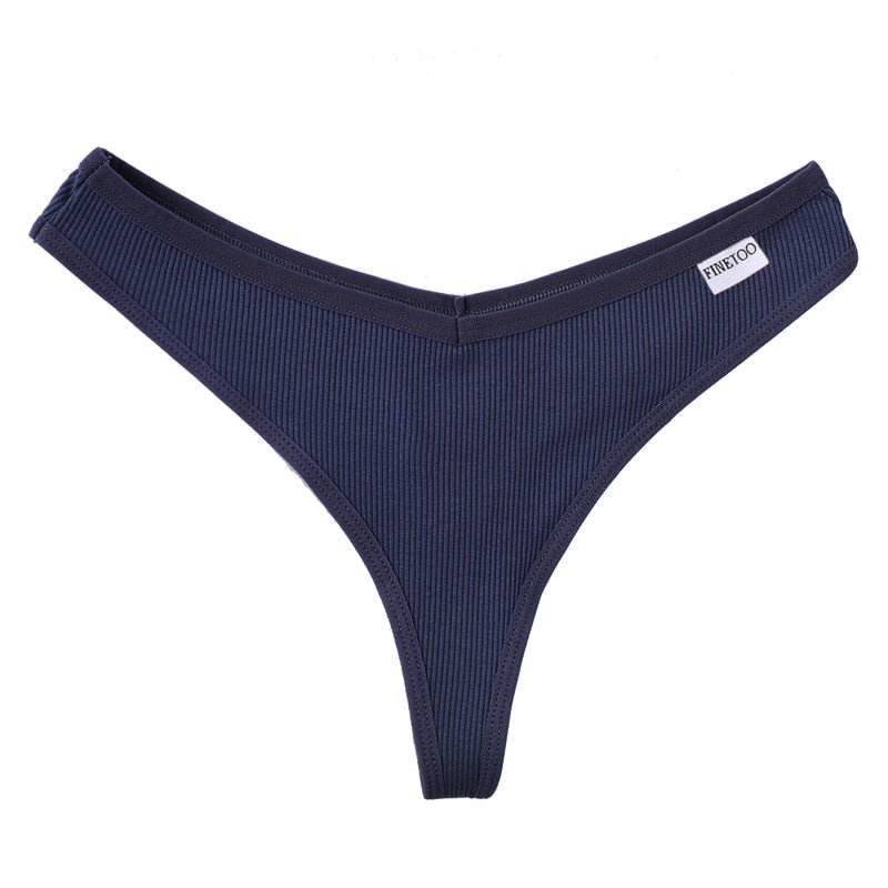 Cotton fruit embroidery G-string thong lingerie from The Clothing Company Sydney, featuring T-back design and colorful fruit embroidery.