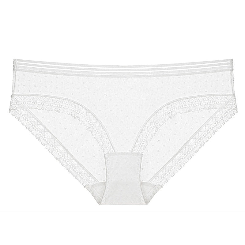 Plus size seamless lace mesh bralette from The Clothing Company Sydney, wireless U-backless lingerie top with thin, comfortable design.