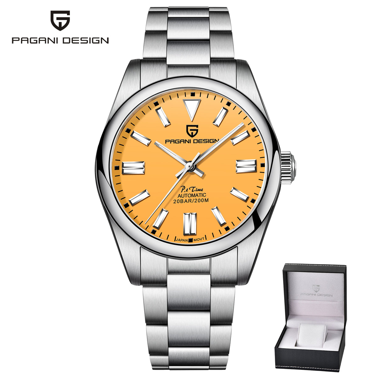 Pagani Design Automatic Men's Watch Stainless Steel Simple Mechanical Wriswatch Japanese Sports Luxury Sapphire Watch The Clothing Company Sydney
