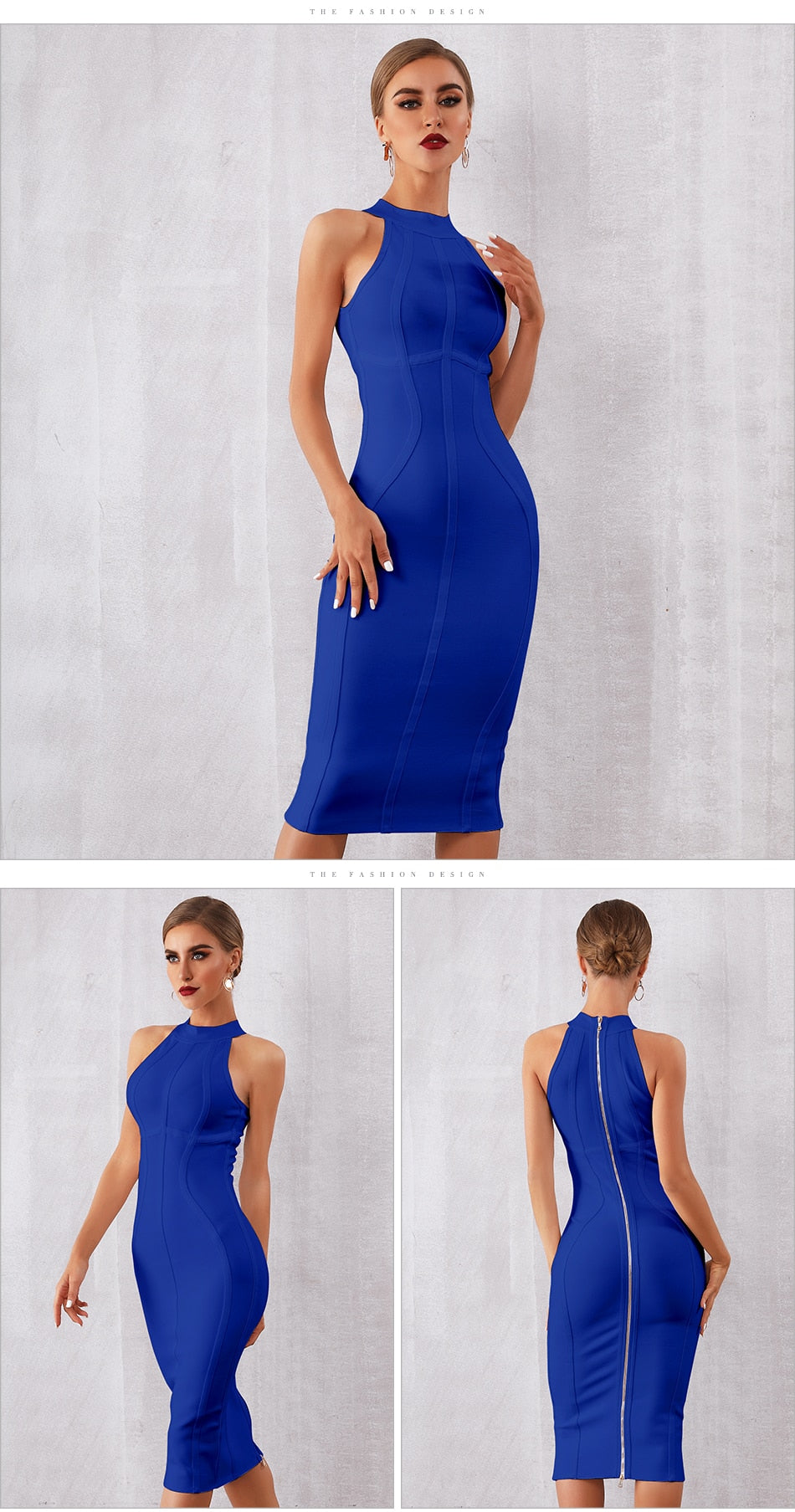 White women’s bodycon bandage dress by The Clothing Company Sydney, sleeveless tank style perfect for summer parties and evening events.