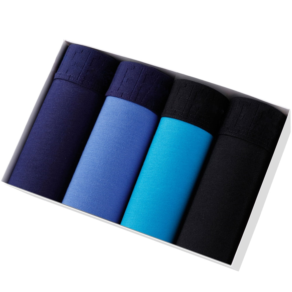 4 Pack Set Men's Boxer Shorts Soft Boxers Panties Underpants Male Cotton Trunks Underwear Boxershorts The Clothing Company Sydney