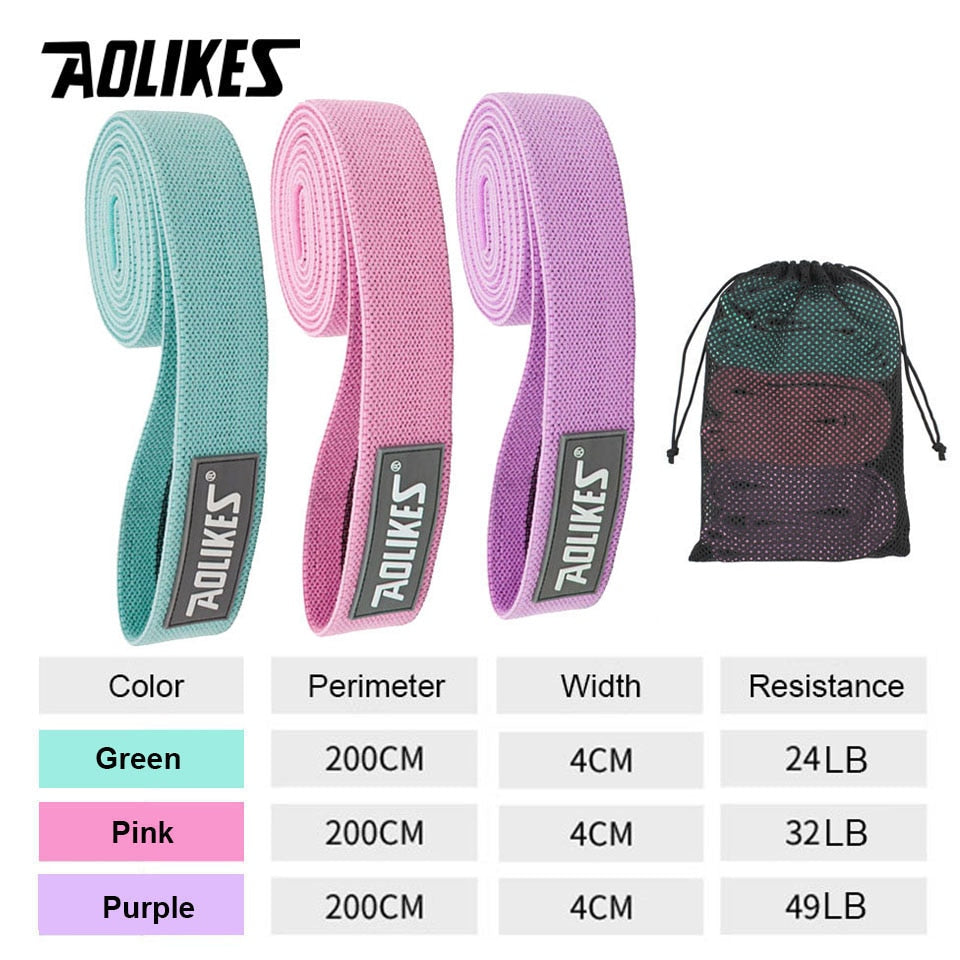 Durable Circle Band Yoga Anti-slip Gym Fitness Rubber Band Exercise Braided Elastic Band Hip Lifting Resistance Band The Clothing Company Sydney