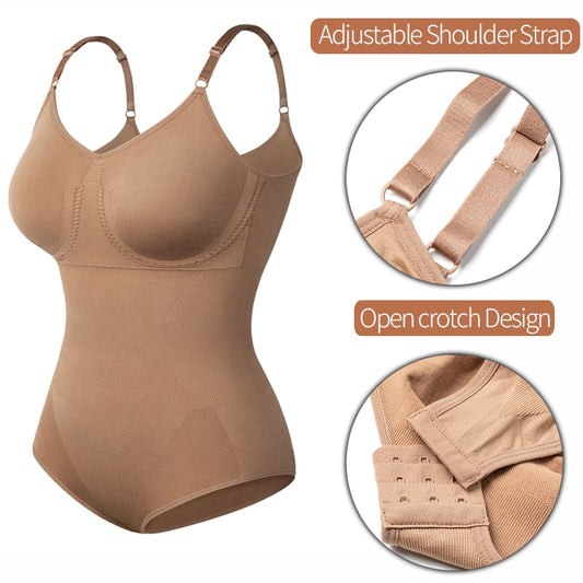 Bodysuit Shapewear Seamless Body Shaper Tummy Control Corset Top Women's Sheath Waist Trainer Abdomen Shaper The Clothing Company Sydney