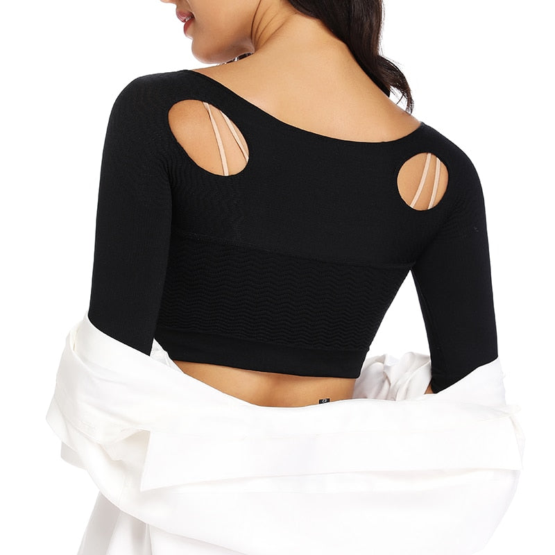 The Clothing Company Sydney arm shaper and back support shapewear with shoulder corrector and anti-cellulite design, body shaping undergarment