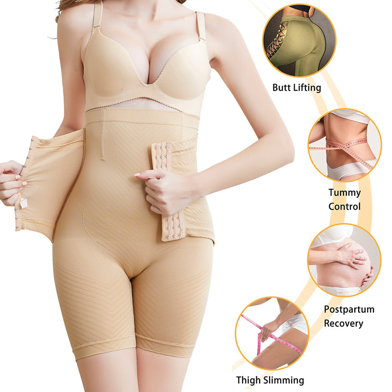 Plus size women's body shaper panties with tummy control, butt lifting, and waist training features from The Clothing Company Sydney.