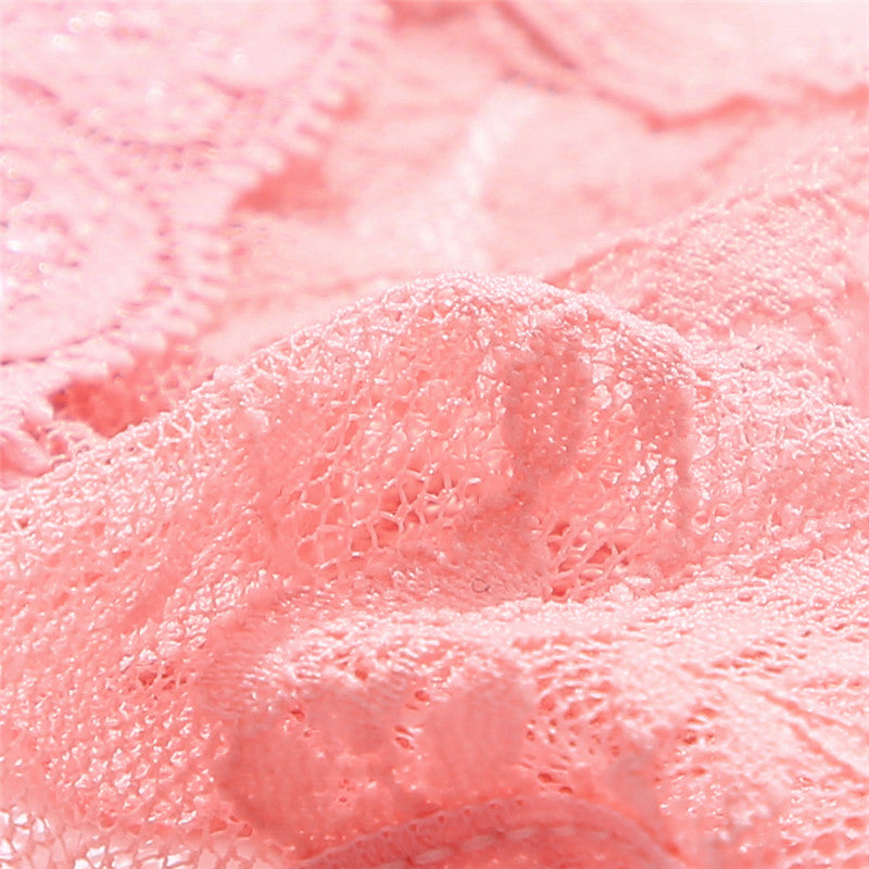 Two pack of floral lace G-string thong panties from The Clothing Company Sydney, featuring transparent lingerie briefs.