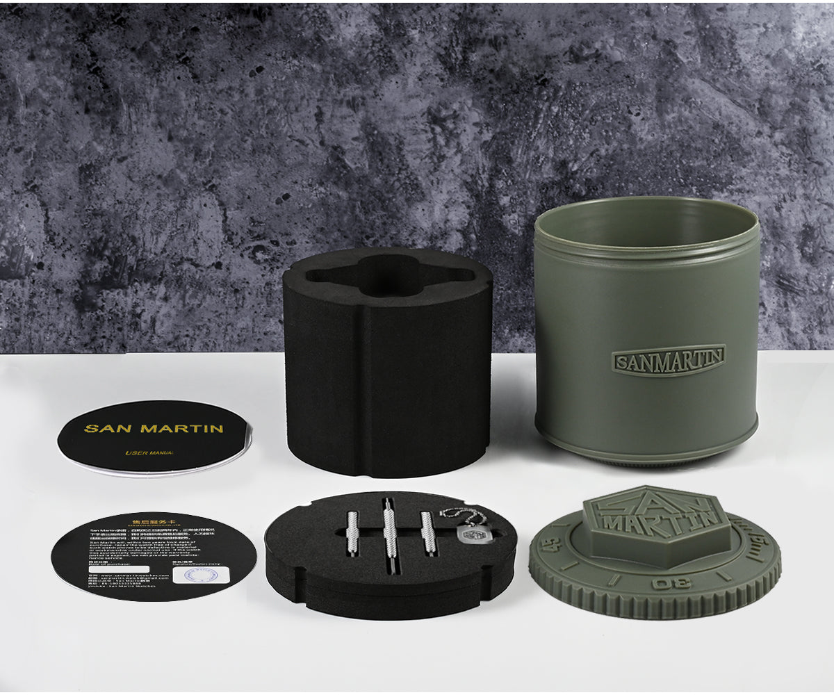 San Martin 40.5mm Water Ghost V3 Sub Diver Luxury Men's NH35 Automatic Mechanical Business Wristwatches Sapphire 20Bar Watch The Clothing Company Sydney