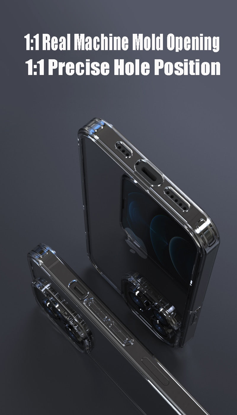 Transparent luxury tempered glass phone case for iPhone 11, 12, 13, 14 Pro, XS Max, X, XR, 7, 8 Plus, SE2 from The Clothing Company Sydney