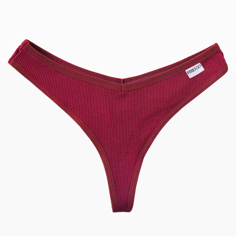 Cotton fruit embroidery G-string lingerie from The Clothing Company Sydney, featuring T-back design and delicate floral details.