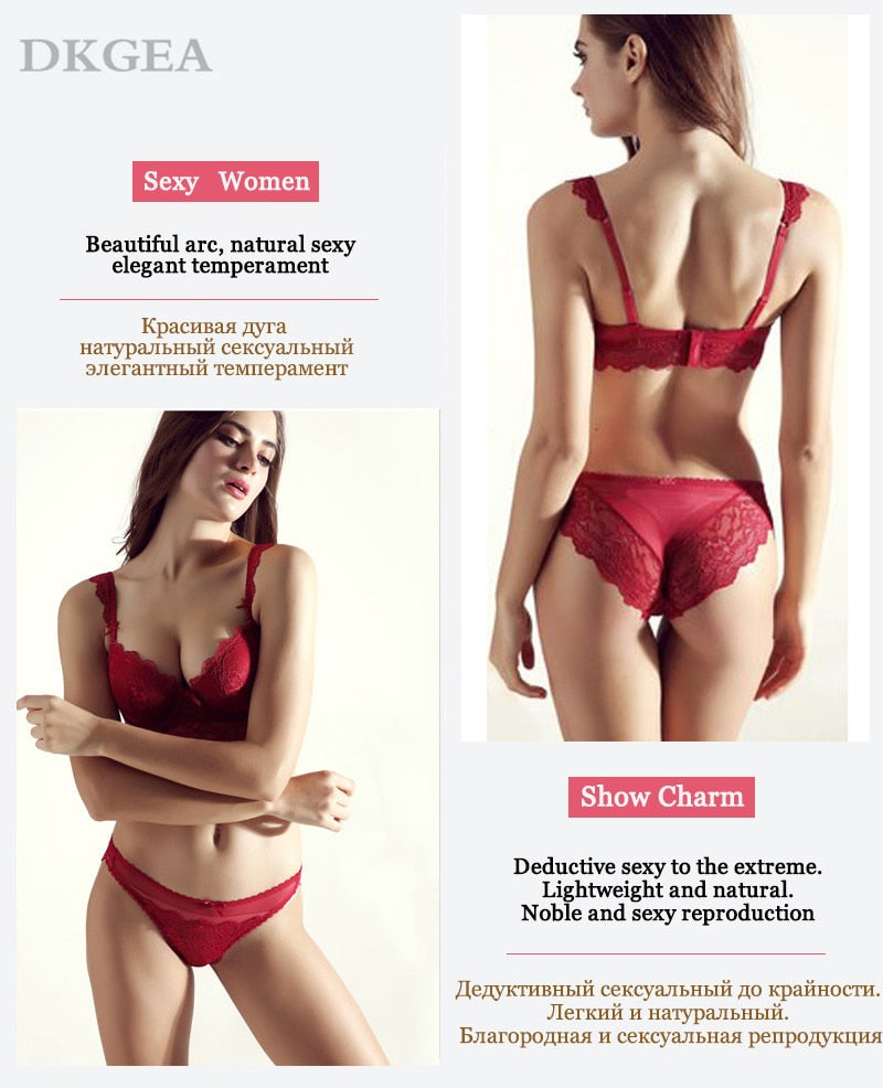 Blue cotton lingerie set with lace embroidery, push-up bras, and thick cups in A, B, C sizes from The Clothing Company Sydney.