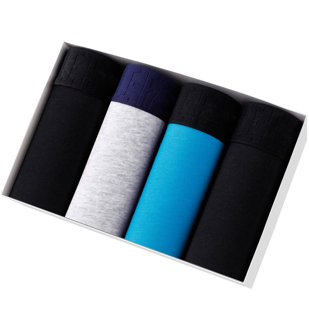 4 Pack Set Men's Boxer Shorts Soft Boxers Panties Underpants Male Cotton Trunks Underwear Boxershorts The Clothing Company Sydney