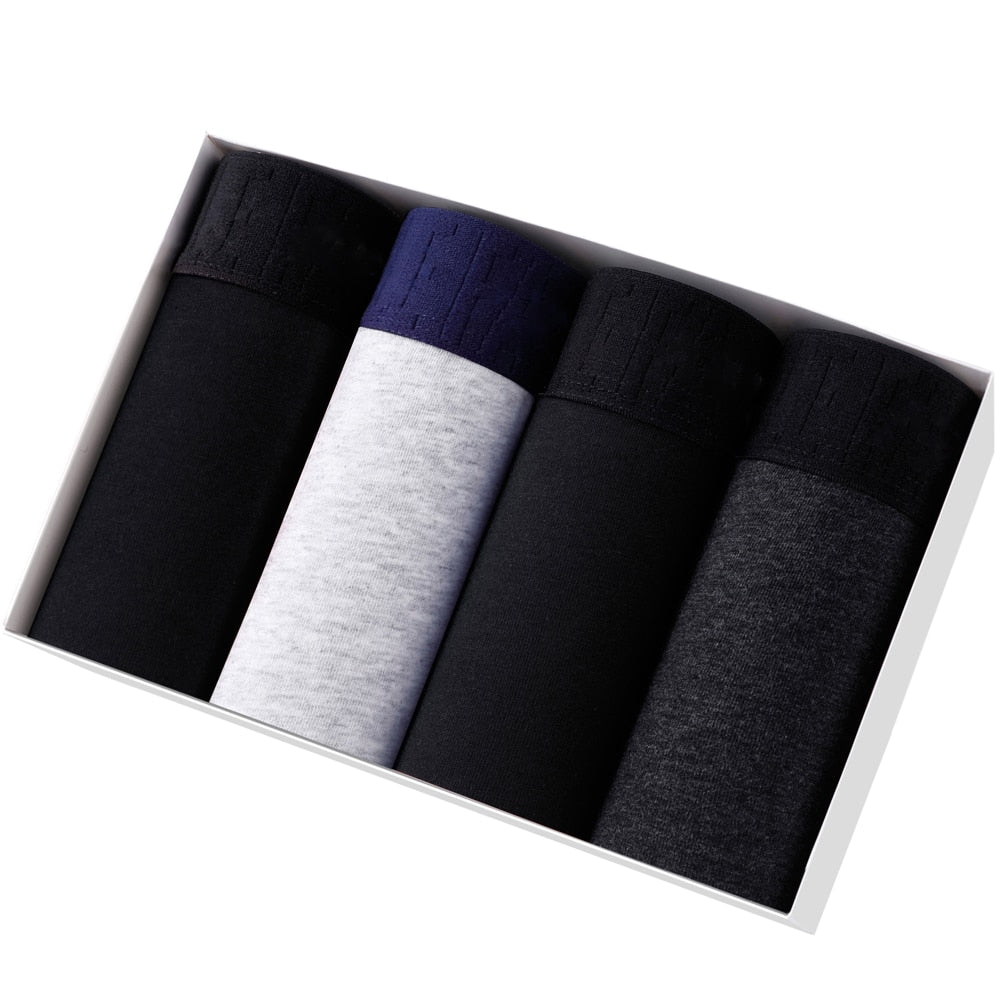 4 Pack Set Men's Boxer Shorts Soft Boxers Panties Underpants Male Cotton Trunks Underwear Boxershorts The Clothing Company Sydney