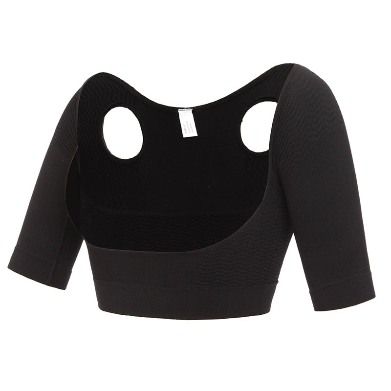 The Clothing Company Sydney arm shaper and back support shapewear with shoulder corrector and anti-cellulite design.