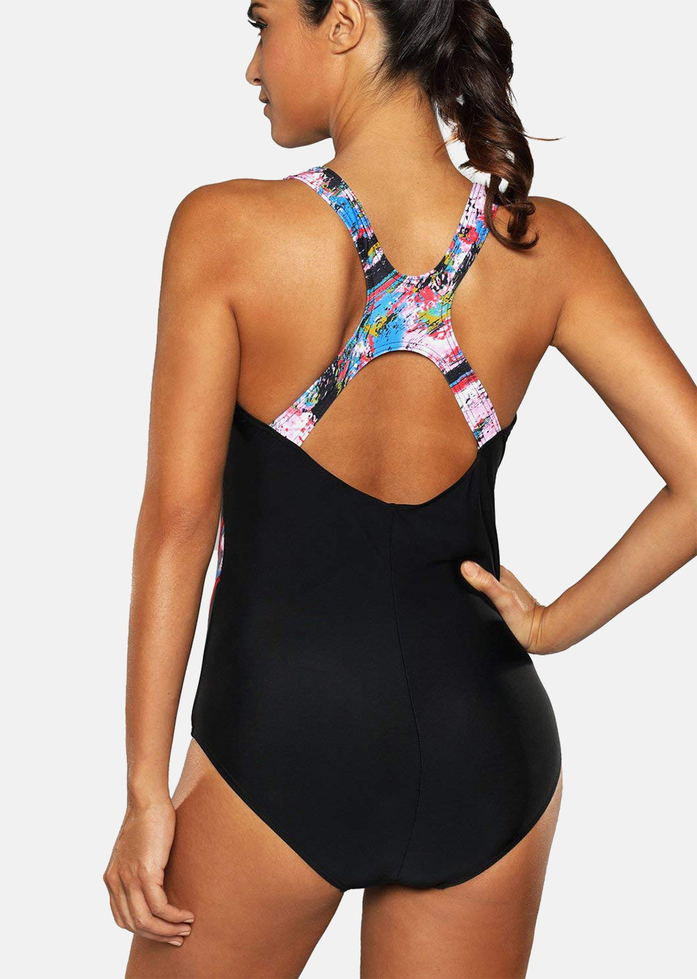 One Piece Pro Sports Swimwear Sports Swimsuit Colorblock Monokini Beach Wear Bathing Suit Bikini The Clothing Company Sydney